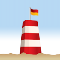 Strandvejr fra Trygfonden logo