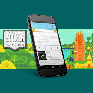 How to get Zooper Now Skin Theme 1.01 apk for bluestacks