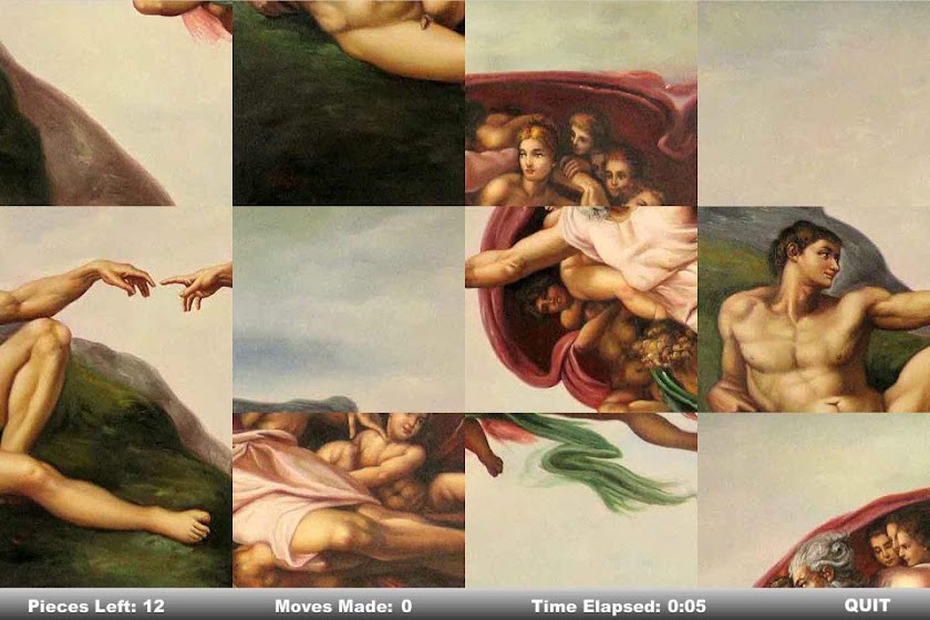 Tile Swap Art History Painting Screen 1