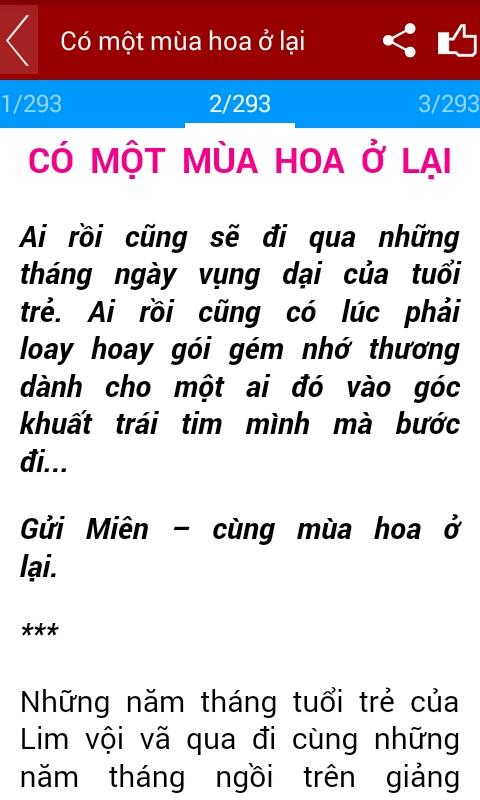 Truyện Ngắn Tình Yêu Chọn Lọc Screen 3