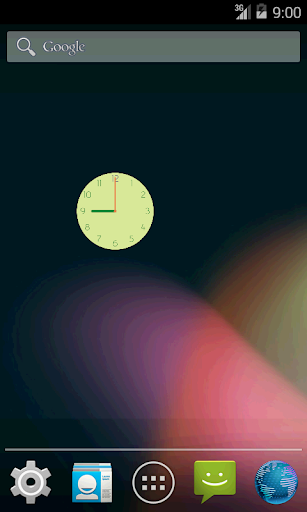 見やすい時計 Flat Design Clock