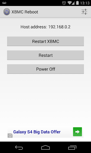 XBMC Restart
