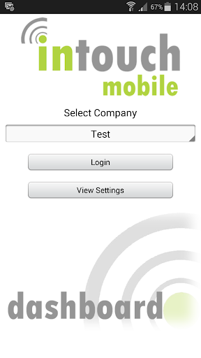 Intouch Mobile Dashboard