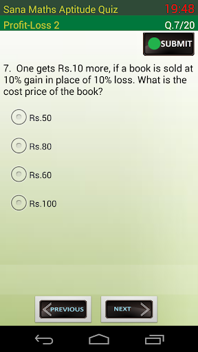 Quantitative Aptitude Quiz