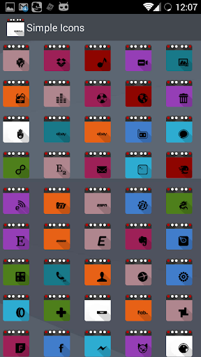 【免費個人化App】SIMPLE ICONS APEX/NOVA/GO/ADW-APP點子