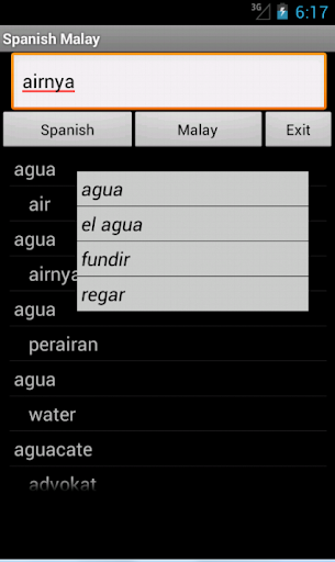 Spanish Malay Dictionary