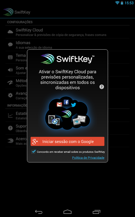 Teclado SwiftKey - screenshot