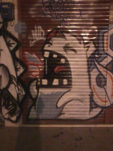 Mural Hungry Monster