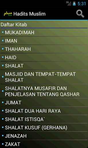 Hadits Muslim in Bahasa