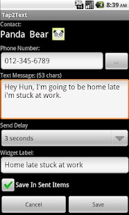 Download Tap2Text - SMS / TXT Shortcuts APK
