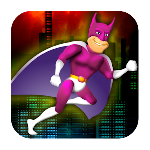 Fast Running Super Hero logo