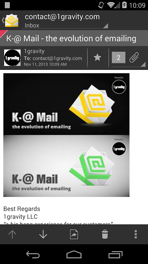 K-@ Mail Pro - email evolved - screenshot