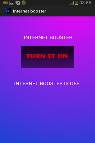 Internet booster