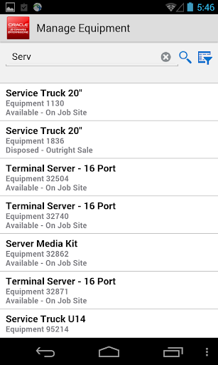 Manage Equipment for JDE E1