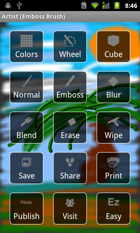 Artist Pro on Android Screen 2