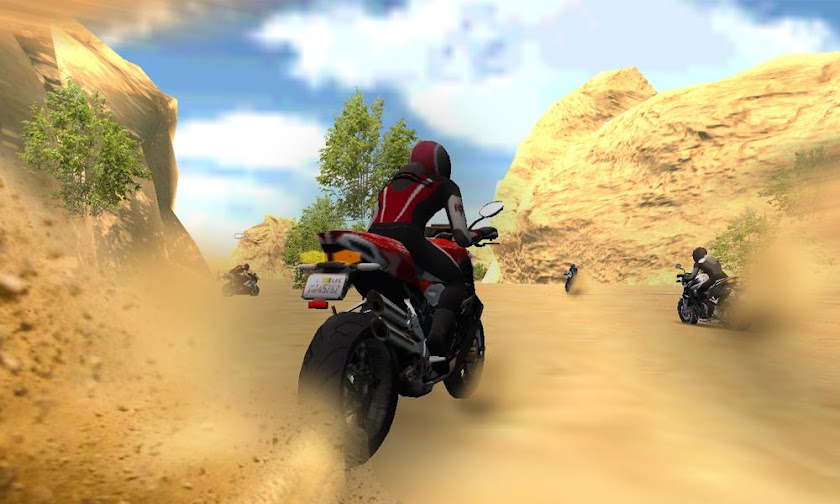 Motocross Racing Game Screen 2