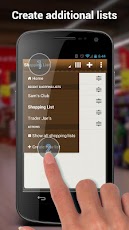 screenshot of Out of Milk Shopping List