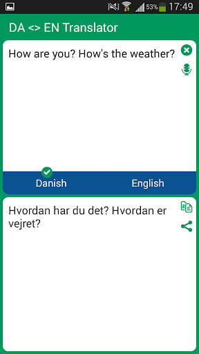 Danish - English Translator