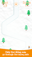 Snow Skiing: Stay on Path APK צילום מסך #2