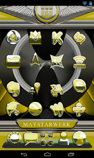 Free Download Next Launcher theme Yellow Dia APK