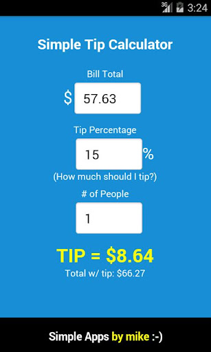 【免費財經App】Simple Tip Calculator - FREE-APP點子