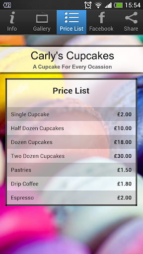 【免費商業App】Carly's Cupcakes-APP點子