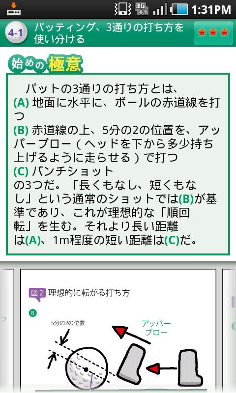 科学的ゴルフの極意 Screen 2