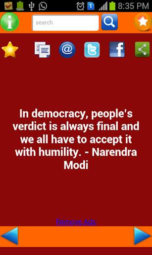 Quotes of Modi