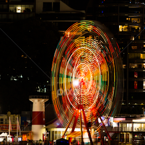 In a spin by Cheryl Waring - City,  Street & Park Amusement Parks