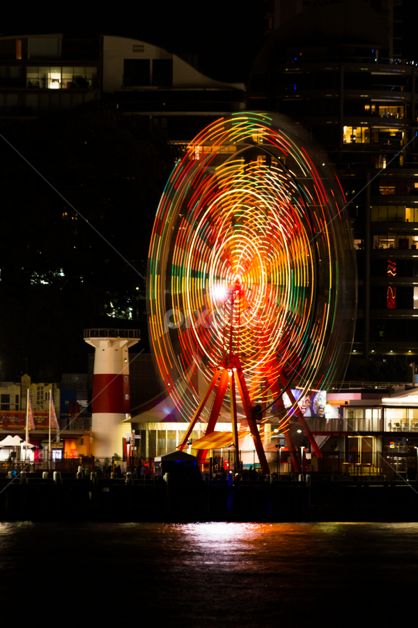 In a spin by Cheryl Waring - City,  Street & Park Amusement Parks