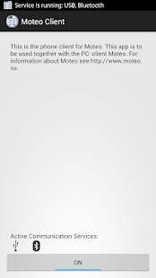 Moteo Client Screenshots 1