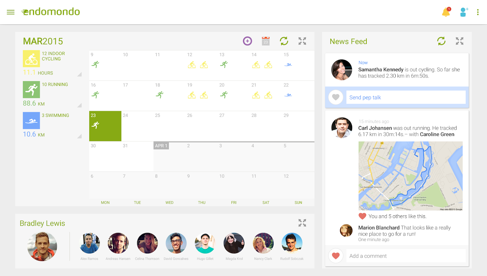 Endomondo Running Cycling Walk - screenshot