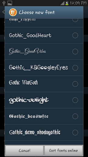 【免費娛樂App】Gothic Fonts Free-APP點子