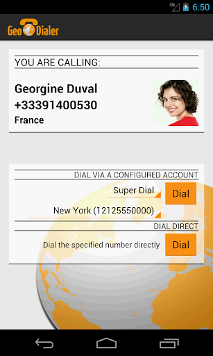 Calling Card GeoDialer