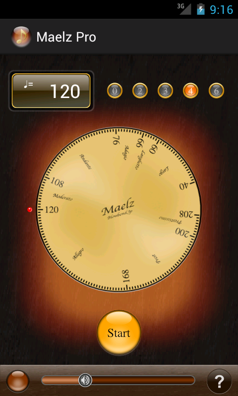 Android application Maelz Pro(metronome) screenshort