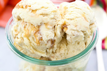 Hazelnut and Salted Caramel Ice Cream