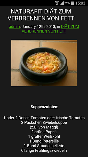 【免費健康App】Kohlsuppendiät-APP點子