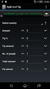 Simple Tip N Split Calculator