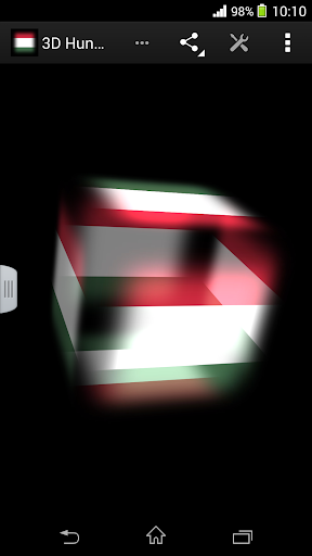 3D Hungary Cube Flag LWP