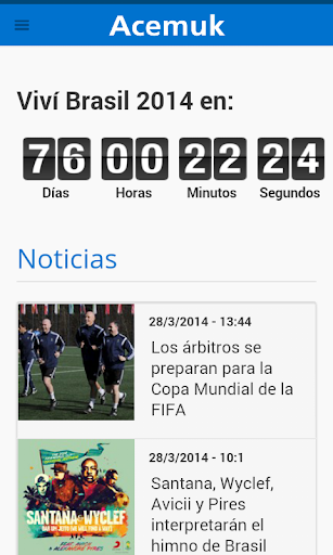 Investi Fixture Brasil 2014