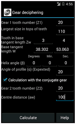 Gear deciphering