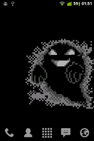 Ghost Live Wallpaper Screen 2