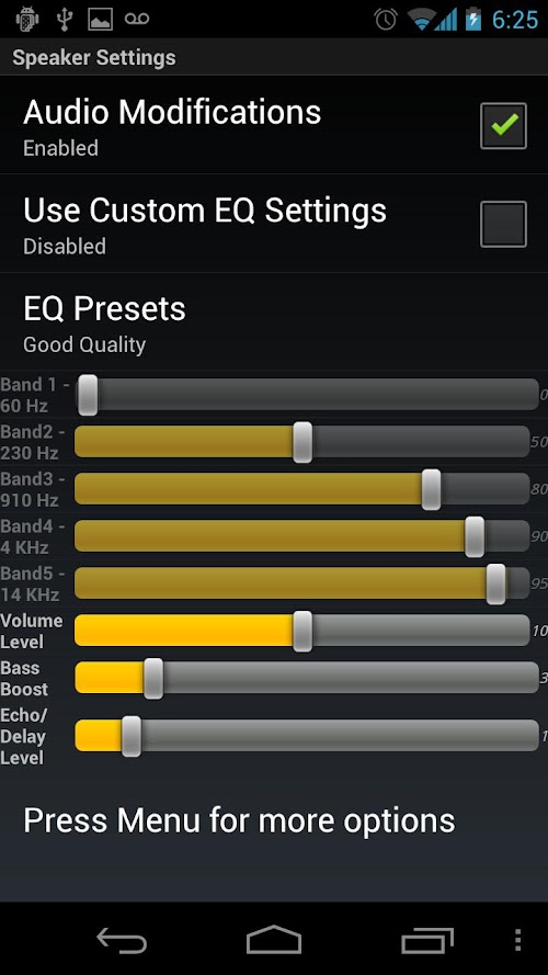 Android application Volume+ (Volume Boost) screenshort