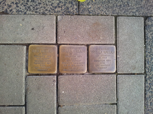 Stolpersteine für Familie Wallach