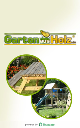 Garten aus Holz