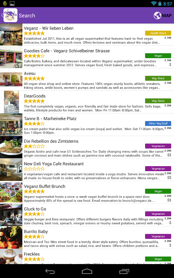   HappyCow Restaurant Guide FULL – Capture d'écran 