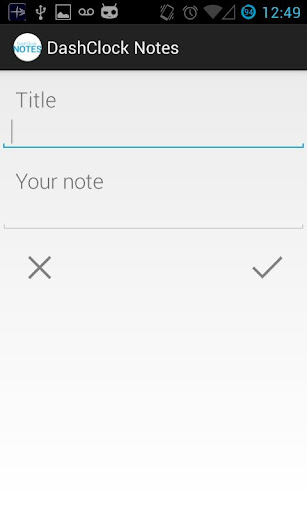 DashClock Notes Pro