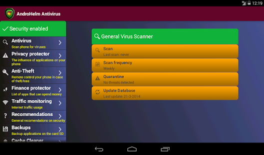 AntiVirus for Android - screenshot thumbnail