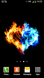 Fire and Ice Live Wallpaper poster 8
