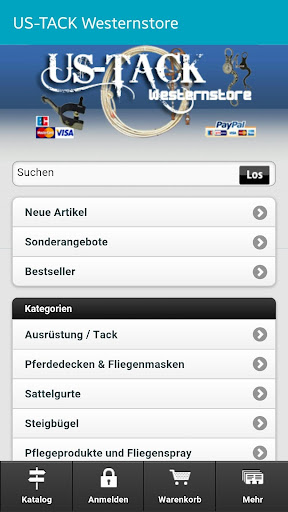 US-TACK Westernstore App